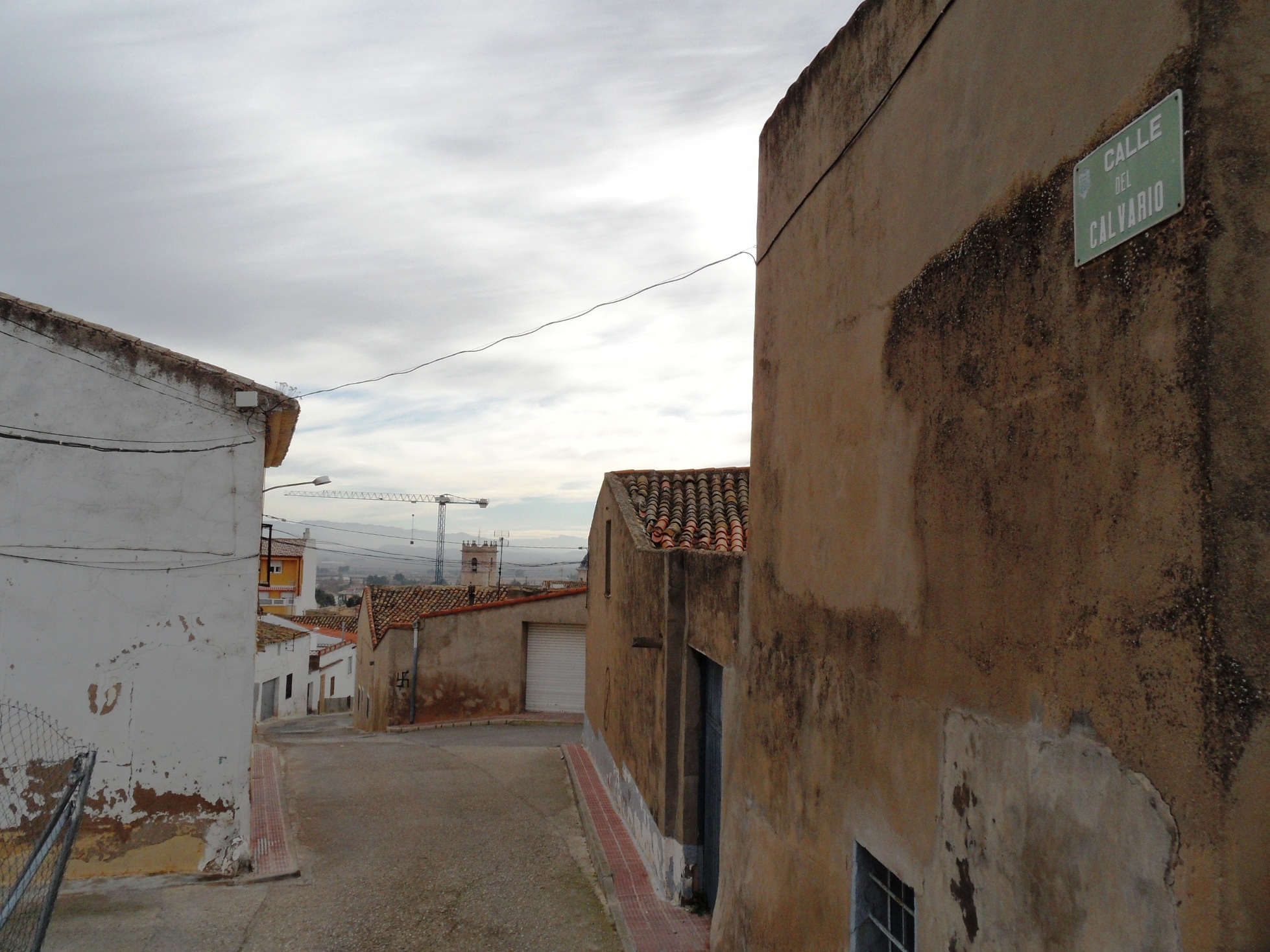 Calle del Calvario, Caudete.