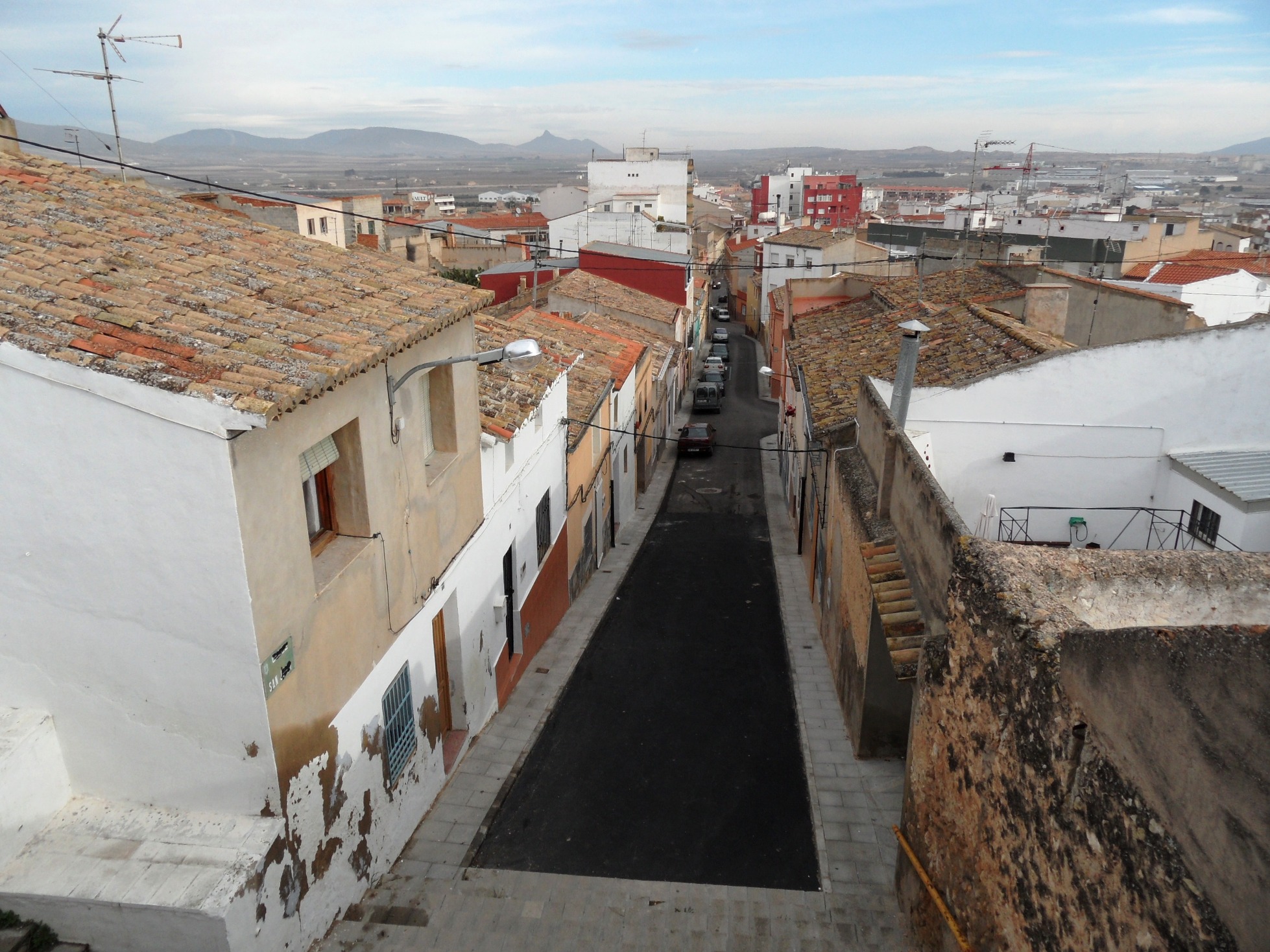 Calle San Juan en Caudete